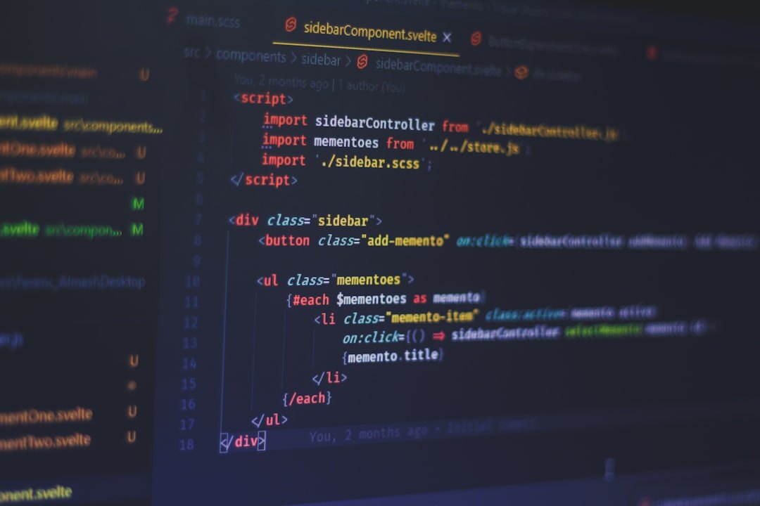 Computer screen showing Python programming code with colorful syntax